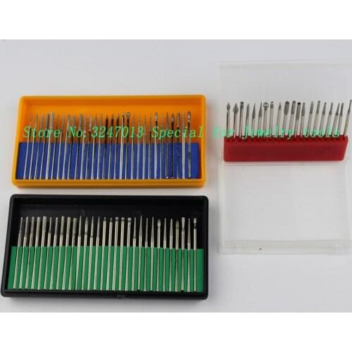 20-30pcs Millers Tooth Drill Diamond Burs Sut 2.35mm for Jewelry Tools