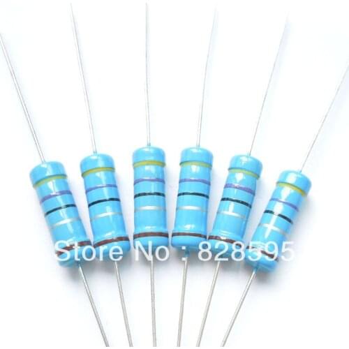3W 4.7 ohm 4R7 ohm 100% original brand new Fixed Resistor Metal Film Resistors Resistance +/- 1% (200pcs)