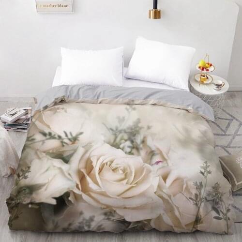 3D Duvet Cover Custom 240x220 200x220 Comforter/Quilt/Blanket case Full Queen King Bedding For Wedding Flower Drop Ship