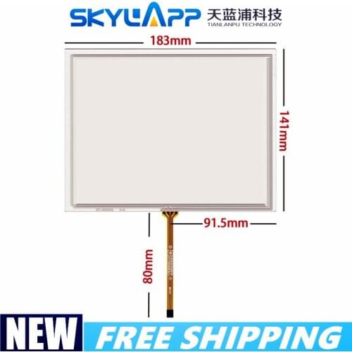 8''inch resistive touch screen 183mm*141mm industrial equipment Touch panel screen AT080TN52/AMT9556 4 wires Glass Free shipping
