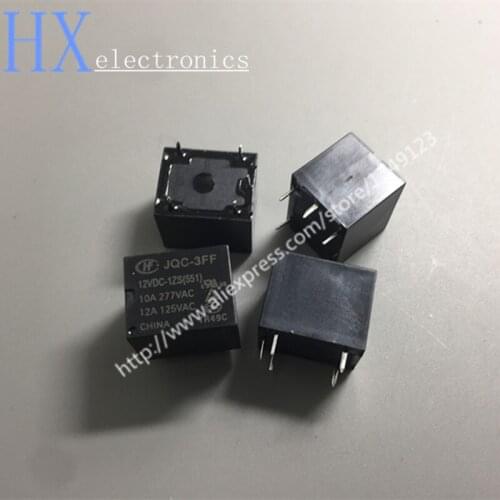 Free shipping 5PCS Hot Sale JQC-3FF-024-1HS a group of normally open JQC-3FF-24VDC-1HS