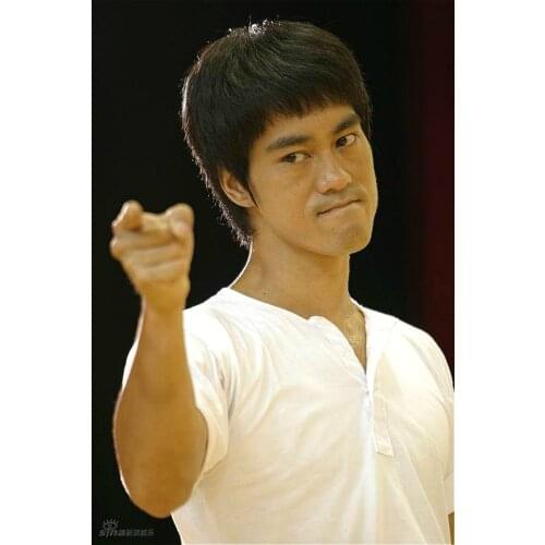 Bruce Lee martial arts clothing t-shirt Wing Chun Kung Fu shirt short-sleeved shirt Classic Uniform Kung Fu cotton mens shirt