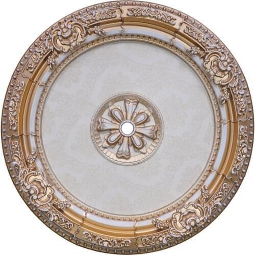 Decorative Round Designed Vintage Looking Ceiling Medallion for Chandeliers 90cm 35.43