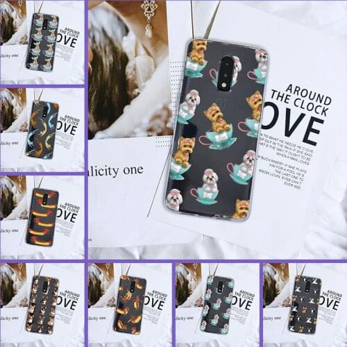 For OnePlus 7 7 Pro 6 6T 5 5T 3 3T Phone Case Silicone Cute Dog Cat Puppy Soft Back Cover For One Plus 3 3T 5 5T 6 6T 7 7 Pro