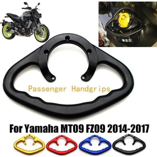 For Yamaha MT09 MT-09 MT 09 FZ09 FZ-09 FZ 09 2014-2020 Motorcycle CNC Passenger Handgrips Hand Grip Tank Grab Bar Handle Armrest