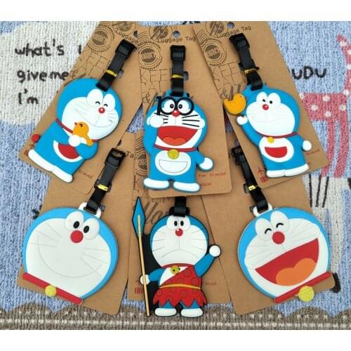 IVYYE Doraemon Series Anime Travel Accessories Luggage Tag Suitcase ID Address Portable Tags Holder Baggage Labels New
