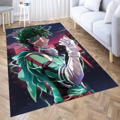 My Hero Academia Rugs Non-Slip Floor Mat Doormats Home Rug Carpet Bedroom Entrance Door Mat Kitchen Rugs Yoga Mat Doormat Decor