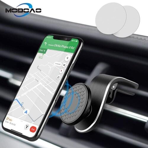 New Car Phone Holder Magnetic Air Vent Phone Holder for Car Cradle for Cellphones for iPhone11 XR XS Max X 8 7 6s Plus Samsung