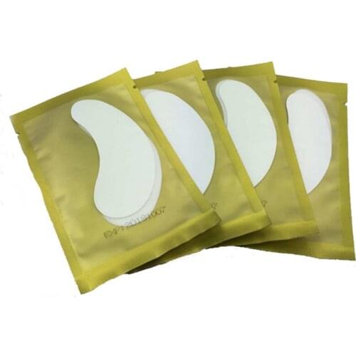 50 Pairs/pack New Paper Patches Eyelash Under Eye Pads Lash Eyelash Extension Paper Patches Eye Tips Sticker Wraps Make Up Tools