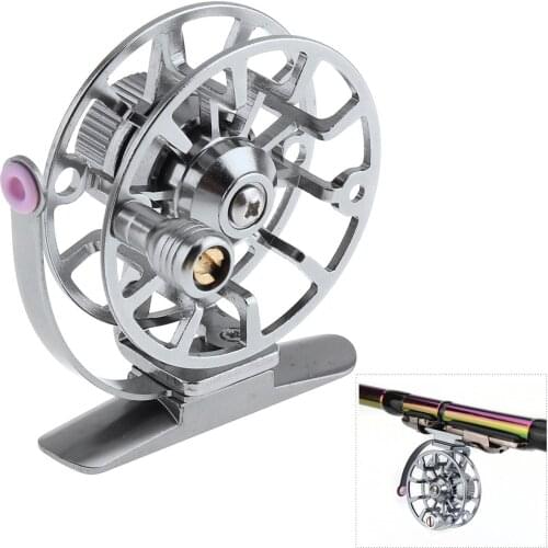 Full Metal Ultra-Light Former Ice Fishing Reel Fly Fishing Wheels Aluminum Alloy Support Right Hand