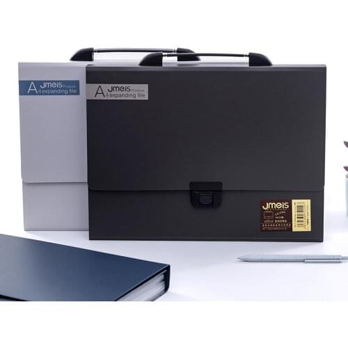 A4 Portable 13-layer File Folder Extension Wallet Bill Receipt File Sorting Organizer Office Storage Bag Folders Filing Products