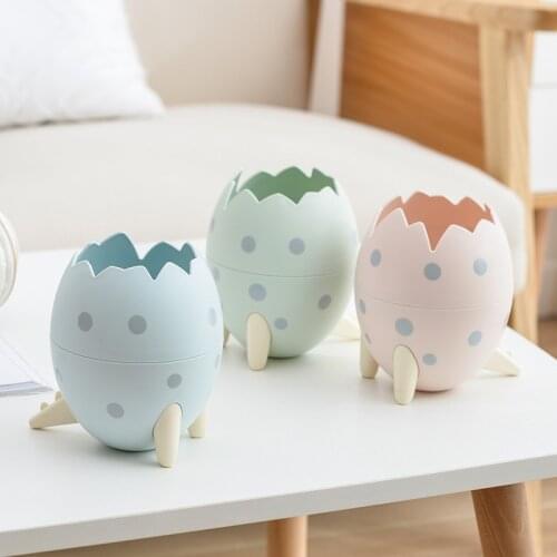 Creative Cartoon Cute Dinosaur Eggs Pen Holder Desktop Stationery Storage Decoration Ornaments Birthday New Year Christmas Gift