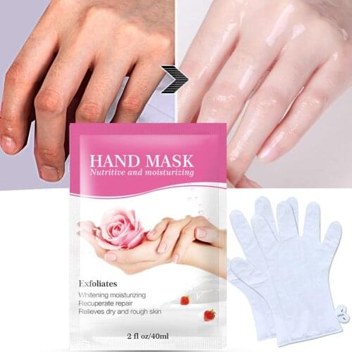 Moisturizing Gloves Hand Mask for Dry Skin Spa Hand Mask Anti Aging Nourishing Smoothing Repair Rough Damaged Skin