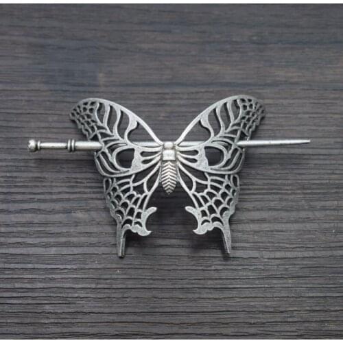 Alloy Hollow Butterfly Hairpin Animal Vintage Hair Clips For Girl Women