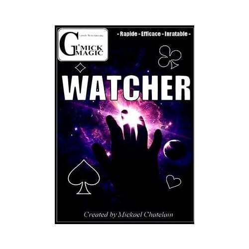 Watcher (DVD and Gimmick) by Mickael C - Magic Tricks,Street Magic Props Illusions Close up Fun Magician Magia Toys Mentalism