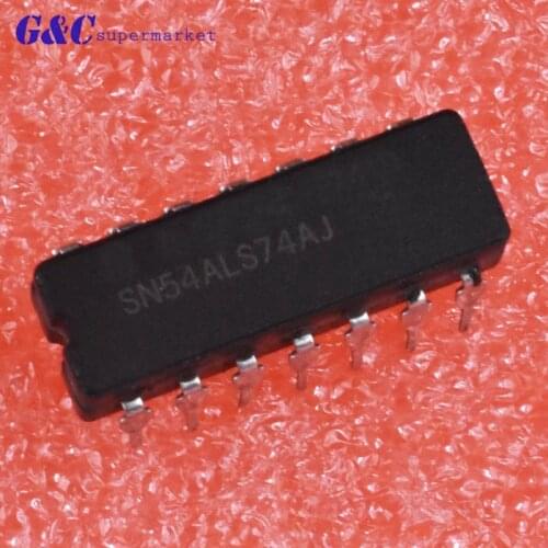 1/5PCS SN54ALS74AJ DUAL POSITIVE-EDGE-TRIGGERED D-TYPE FLIP-FLOPS 14PINS diy electronics