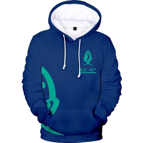 2021 Autumn Winter Sweatshirts Custom fish 3D Digital Printing Hoodies Men/Women Fashion Streetwear Casual Pullover Clothes