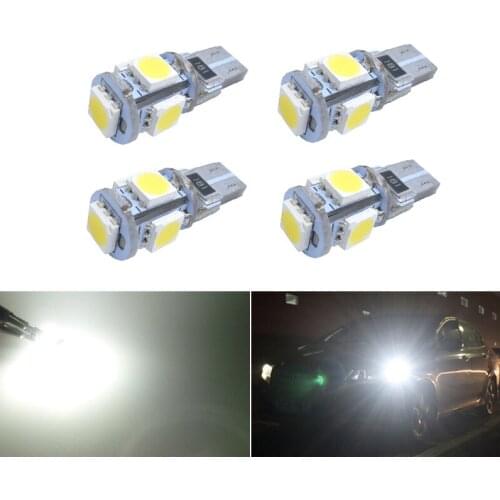 4x W5W T10 LED Canbus Light Bulbs For BMW 1 3 5 7 Series E87 E81 F20 E46 E90 E91 E92 E93 E39 E60 E61 F10 F11 E38 E65 E66