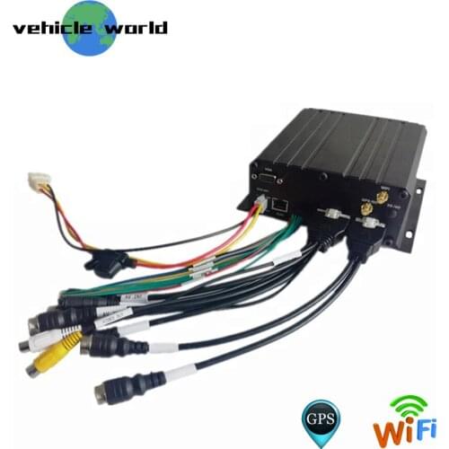Vehicle Car Taxi Trailer Truck School Bus 6Ch 1080P AHD 2.0MP HDD SD Card WiFi GPS Mobile DVR