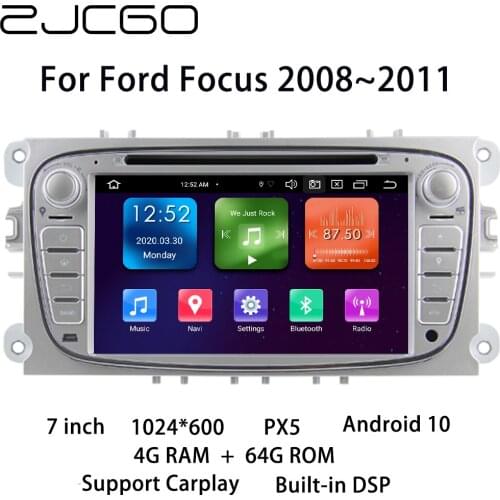 Car Multimedia Player Stereo GPS Radio Navigation Android Screen For Ford Focus 2008 2009 2010 2011