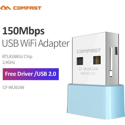 Comfast 150Mbps Wireless USB WiFi Adapter wifi Antenna PC Network Card 2.4Ghz usb Lan Ethernet Receiver 802.11b/g Wi-fi Card