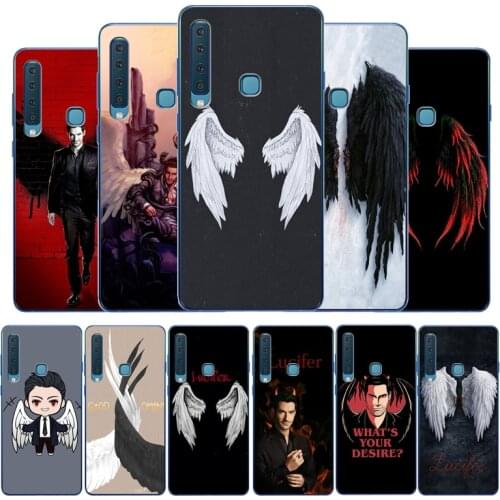 Lucifer wing usa Fantasy TV series Soft Phone Case For Samsung Galaxy A3 A5 A7 2016 2017 A6 A7 A8 A9 2018 A80 A70 A50 A40 A20