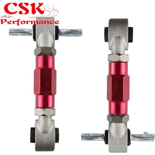 REAR ADJUSTABLE CAMBER ARMS KIT FOR HONDA CIVIC 92-95 ACURA INTEGRA EK/EG BLACK