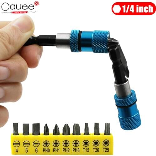 6.35mm Hex Shank Screw Depth Magnetic Screwdriver Bit With Drill Bits Holder Hex Driver Bar Extension Electric Screwdriver Bit