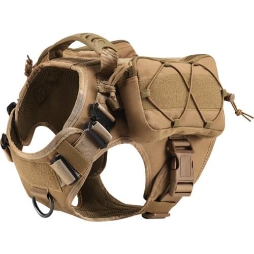 Nylon Tactical Dog Clothing Quick Release Dog Vest Pet Clothing Outdoor Dog Clothing Training Vest Dog Pet Supplies