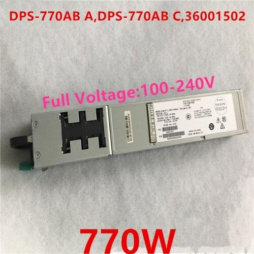 New PSU For Lenovo R525 G3 R515 T110 770W Power Supply DPS-770AB A DPS-770AB C 36001502