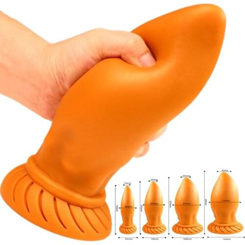 Huge Anal Toy With Suction Cup Dildo Big Butt Plug Sex Shop Soft Silicone Sex Toys for Women Male Prostate Massager Masturbator
