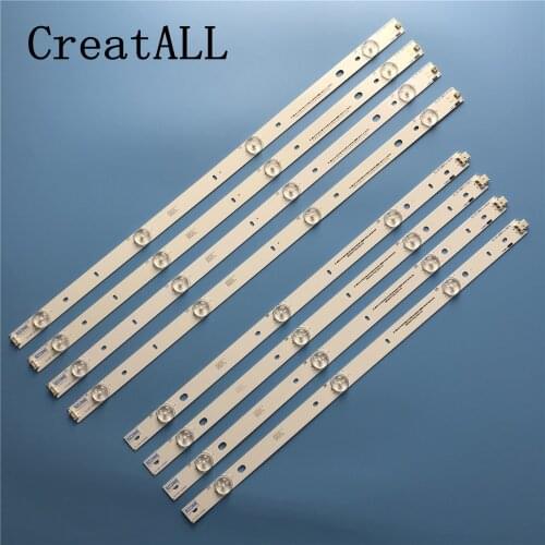 LED Backlight strip 4+3 lamp For Philips 47'' TV CL-47-D407-R L V4 47PFL3188 47PFG4109/78 47PFL5708/F7 LC470DUE-SFR1 VER1.0