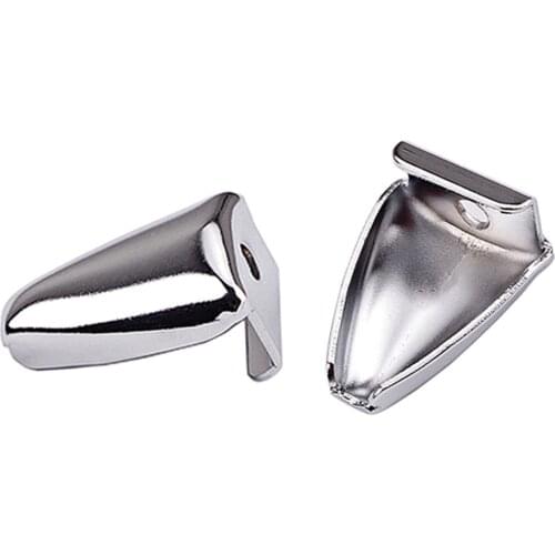 2Pcs Iron Triangle Drum Claw Hook for Bass Snare Drum Parts Accessories, Chrome-plated surface, anti-rust and anti-corrosion