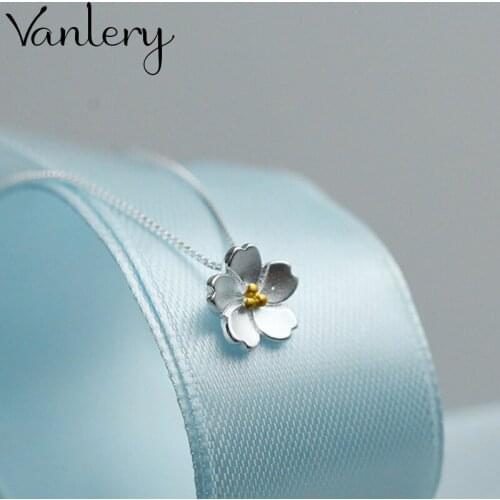 Bohemian Vintage Long Cheery Flower Necklaces For Women Charm Choker Necklace Boho Jewelry New Christmas Gifts