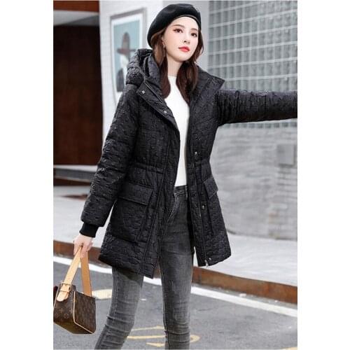 Winter Women Jacket Warm White duck down Down Parkas Jacket Hooded Zipper Parkas Female Coats Casual Jacket Plus Size