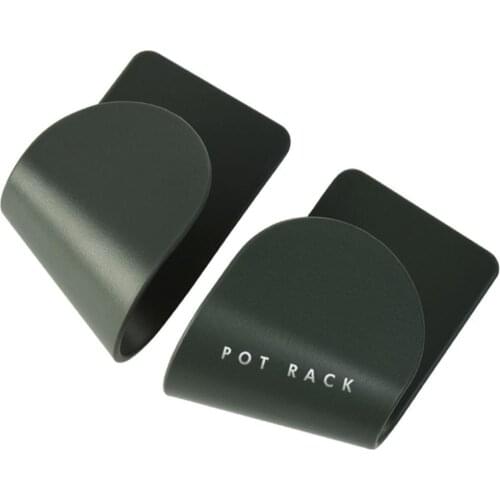 1 Pair Storage Rack Pot Lid Rack Pan Cover Holder Wall Kitchen Organizer Utensil Self Mounted Tool Rest Adhesive Cooking Ca C2G7