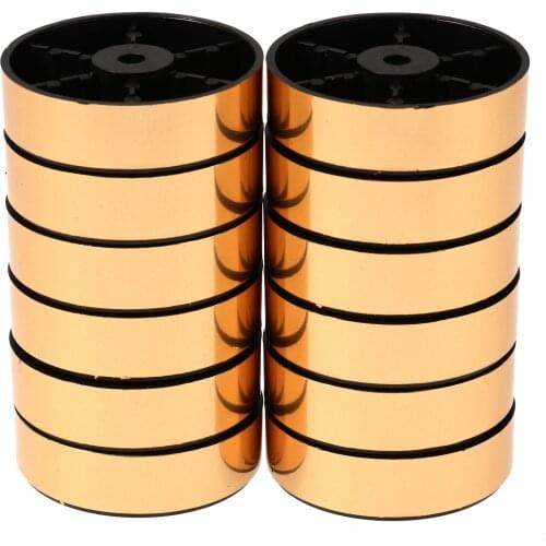 12Pc Speaker Spikes Mats Plastic Non Slip Feet Pads Anti Vibration Subwoofer Amplifier Stand Protection Pad with Shock Absorbers