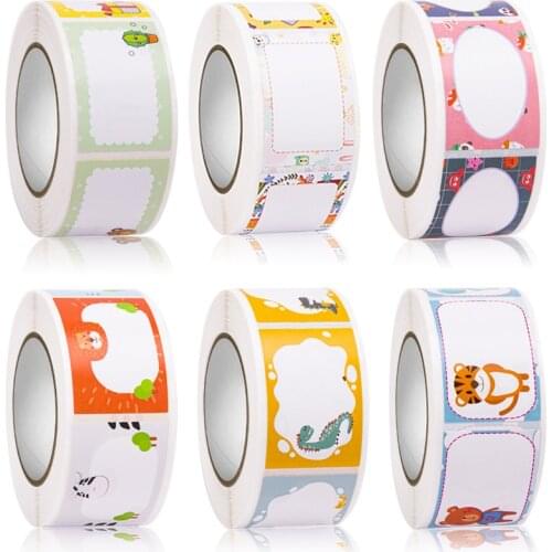 350 Pcs/Roll Name Labels Stickers 2.5*3.7CM Custom Scrapbooking Labels Stickers for School Storage Mark Office Supplies Sticker