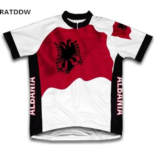 Albania Cycling Jersey Roupa Ciclismo 100% Polyester Short Sleeve Summer Quick-Dry Pro Team Summer Cycling Clothing