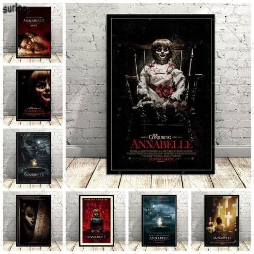 Annabelle Classic Movie Poster Prints Wall Art Canvas Painting Posters Picture for Living Room Home Decoration
