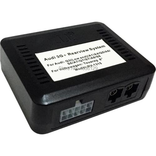 Car Rear View Camera Interface Adapter for 2012-2015 Audi A4 A5 with active parking guidelines