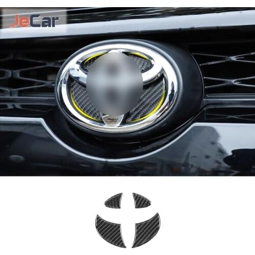 Car Front Logo Decoration Cover Trim Decal Label Sticker For Toyota 4Runner 2010 Up Car Accessories