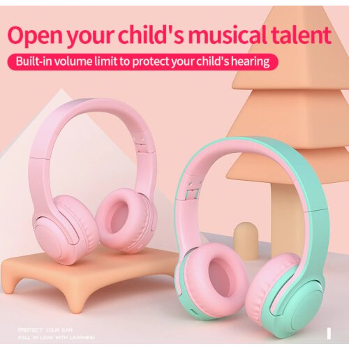 Picun E3 Bluetooth wireless childrens headset low decibel protection for children and students hearing headphones