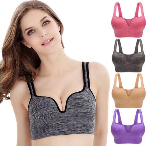 CINOON Sexy Lingerie Bras For Women Underwear Brassiere Womens Seamless Push Up Cotton Tops Bralette Wireless Sports Vest