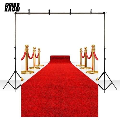 DAWNKNOW Party Photography Background Red Rug Event Photocall Personal Photo Shoot Backdrop Customize lv2045