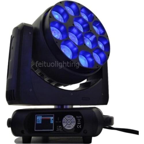 H-2/lot Point control zoom 12x40w rgbw 4 in 1 lyre beam led moving head wash wedding beam light stage light