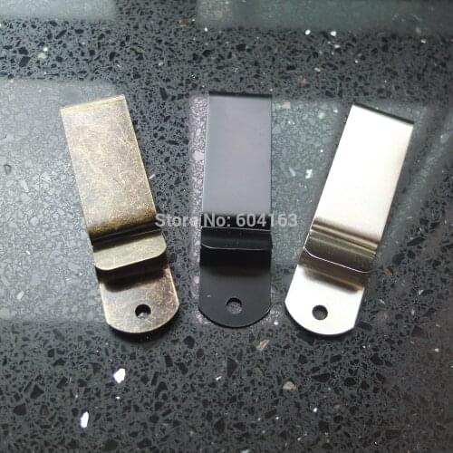 5 PCS Belt Clip 83x22mm Leather Craft For Spring Holster Hook Buckle Universal 3.26"x0.86"