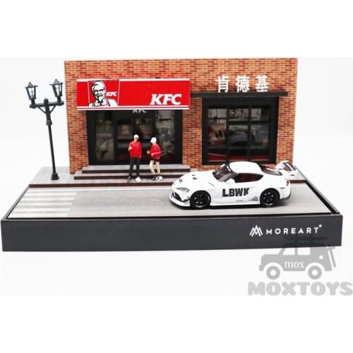 MoreArt 1:64 Figures of KFC resin model/Led Diorama assembly