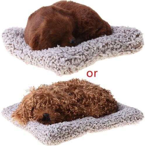 Stuffed Toys Lovely Simulation Animal Doll Plush Sleeping Dogs Toy Decorations Birthday Gift For Children