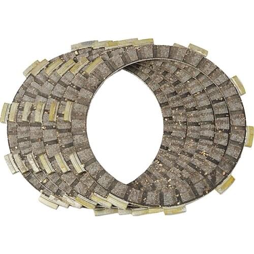 6PCS Motorcycle Clutch Friction Plates Kit for YAMAHA DT125 TZR125 Fiberous Clutch Friction Disc Plate Set